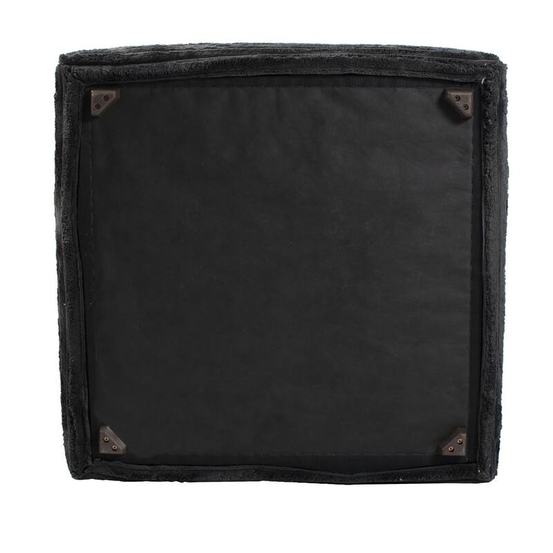 Universal Square Ottoman Shar Pei White