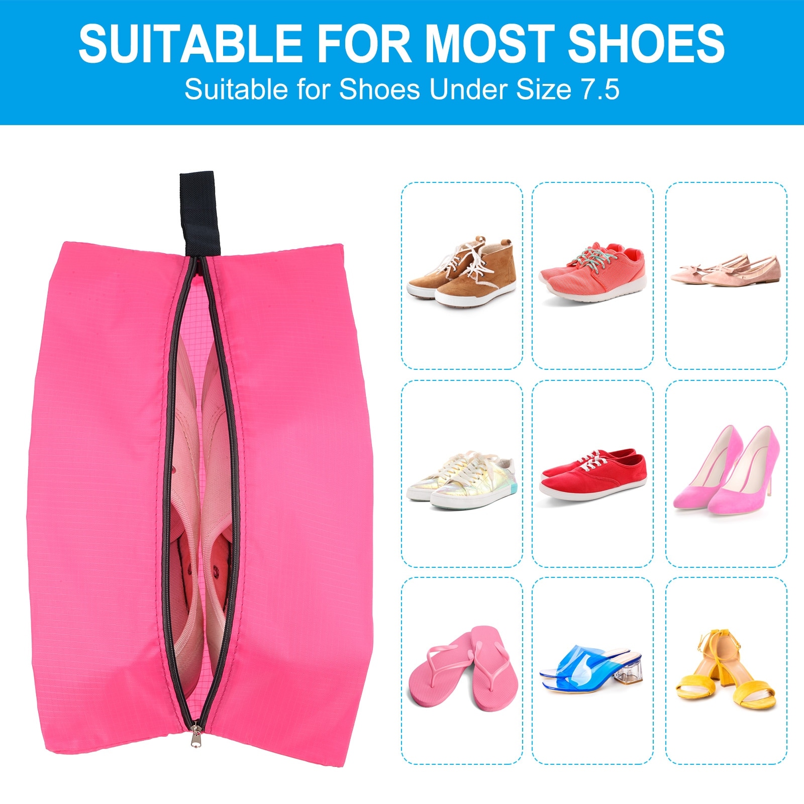 Shoe top bag waterproof