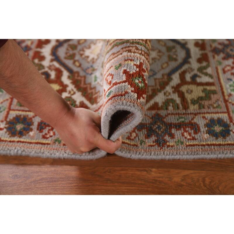Grey Heriz Serapi Oriental Area Rug Handmade Wool Carpet - 2'0"x 3'0"