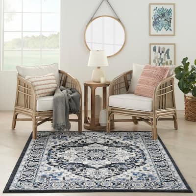 Nourison Passion Persian Garden Medallion Area Rug