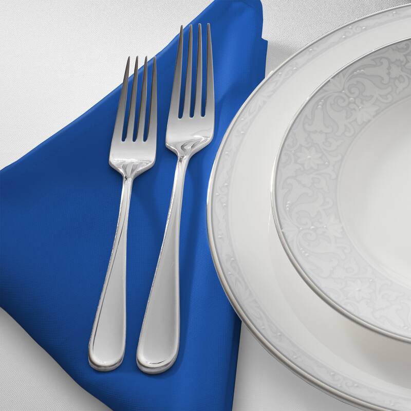 12 Pack 20 Inch Polyester Cloth Dinner Napkins for Party Restaurant