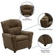 preview thumbnail 157 of 191, Contemporary Kids Recliner with Cup Holder