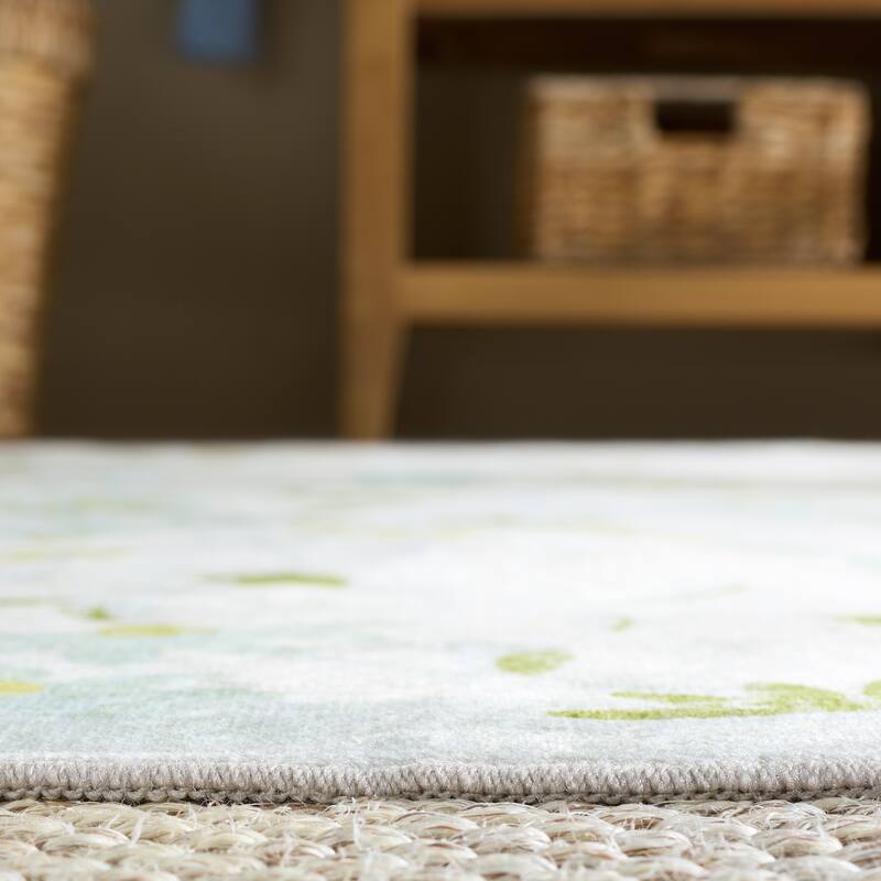 Martha Stewart Slavojka Machine Washable & Slip Resistant Rug