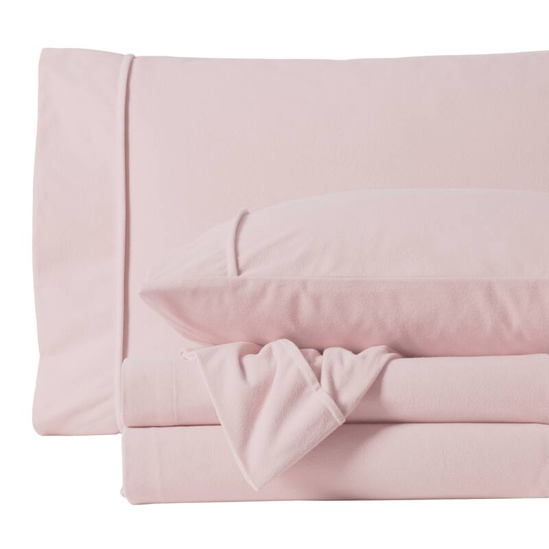 Sweet Home Collection Solid Flannel Sheets Warm and Cozy Extra Deep Pockets