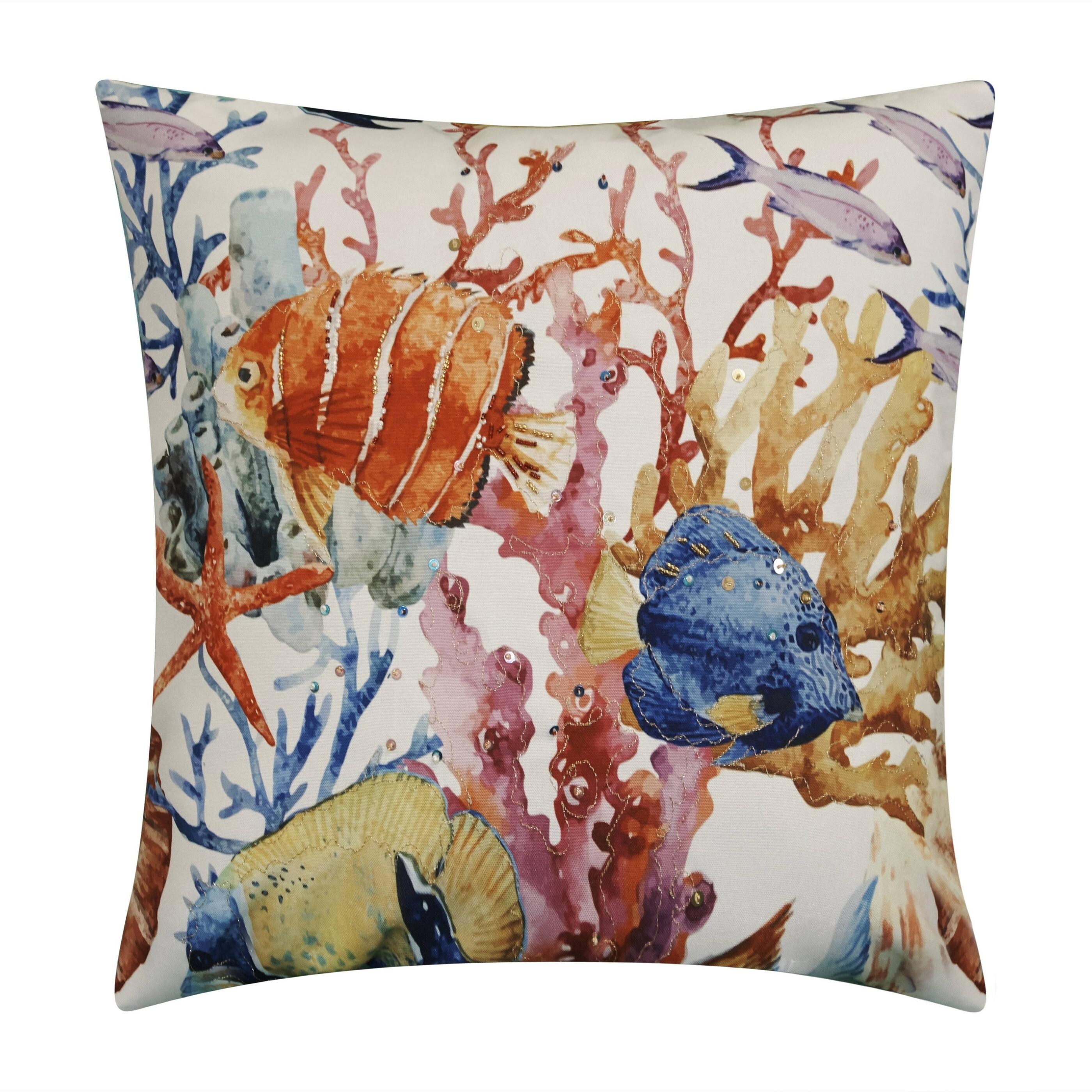 Embroidered outdoor pillows hot sale