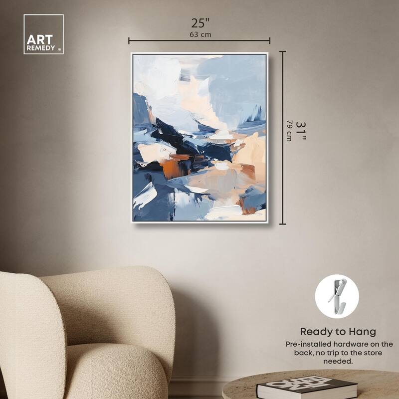 A Symphony in White III Canvas by Art Remedy
