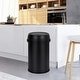 preview thumbnail 11 of 28, 17 Gallon/65 Liter Stainless Steel Trash Can, Round Trash Can