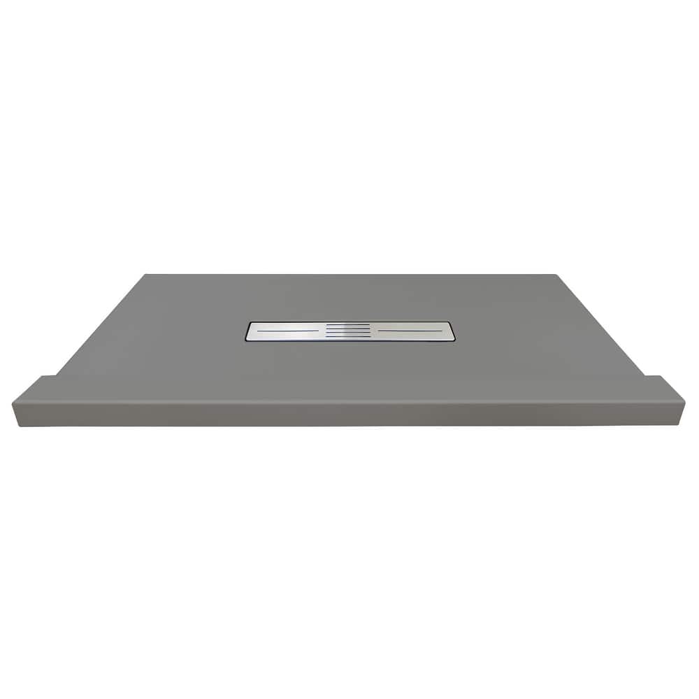 Transolid FZST6336C 63" x 36-1/2" Rectangular Shower Base with Single