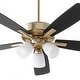 preview thumbnail 4 of 8, Quorum International 4525-3 Ovation 52" 5 Blade Indoor Ceiling Fan