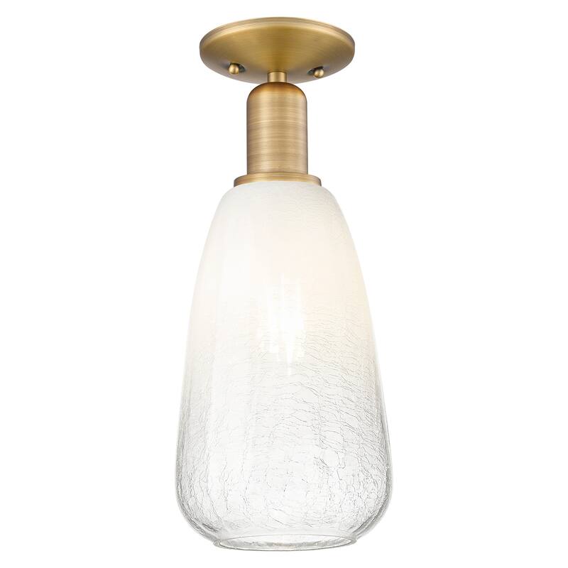 Innovations Lighting 716-1C-G480-6OP Brookhaven Almond 6" Wide - Brushed Brass