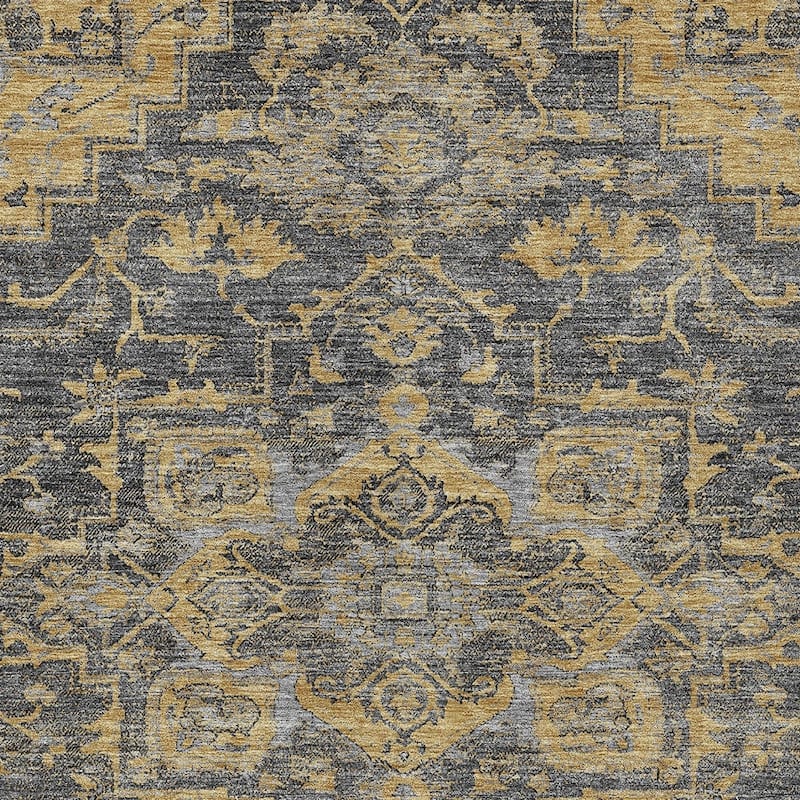 HomeRoots Oriental Traditional Rectangle Outdoor Rug