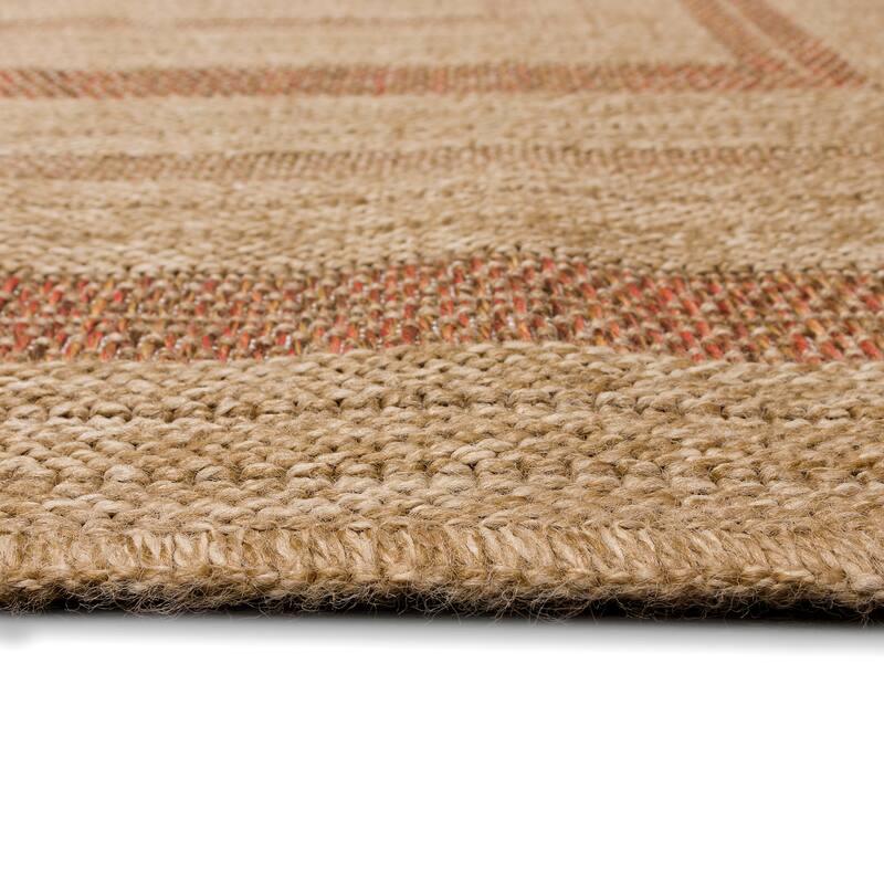 Liora Manne Sahara Multi Border Indoor/Outdoor Rug