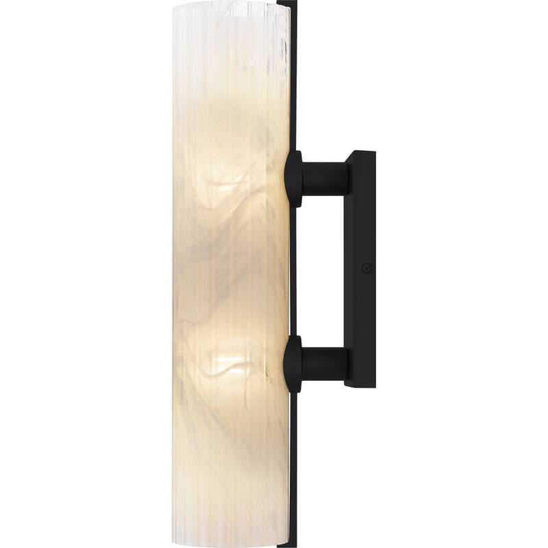 Curran 2-Light Matte Black Wall Sconce