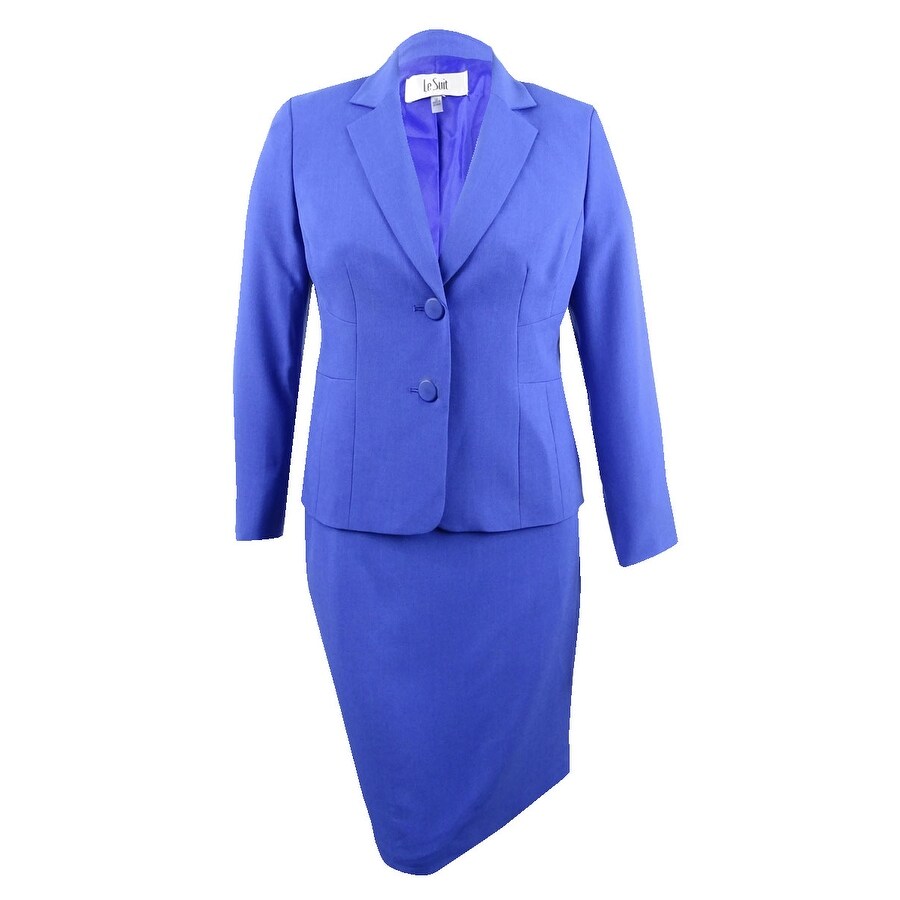 navy blue skirt suit