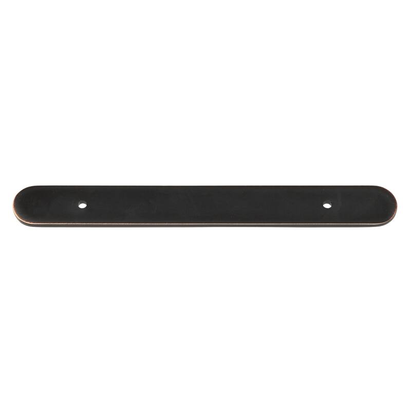 GlideRite 8 in. Rounded Backplate 5-1/16 in. Center to Center, 8343-128 - Pack of 5 - Oil Rubbed Bronze