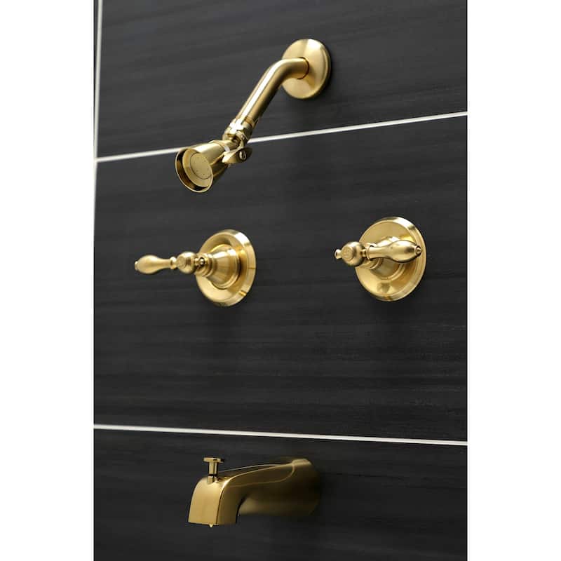 Kingston Brass American Classic Two-Handle Tub and Shower Faucet