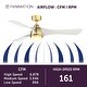 preview thumbnail 17 of 17, Fanimation Klear 56 inch Indoor/Outdoor Smart Ceiling Fan with LED CCT Select Light Kit and Remote - Brushed Satin Brass & White