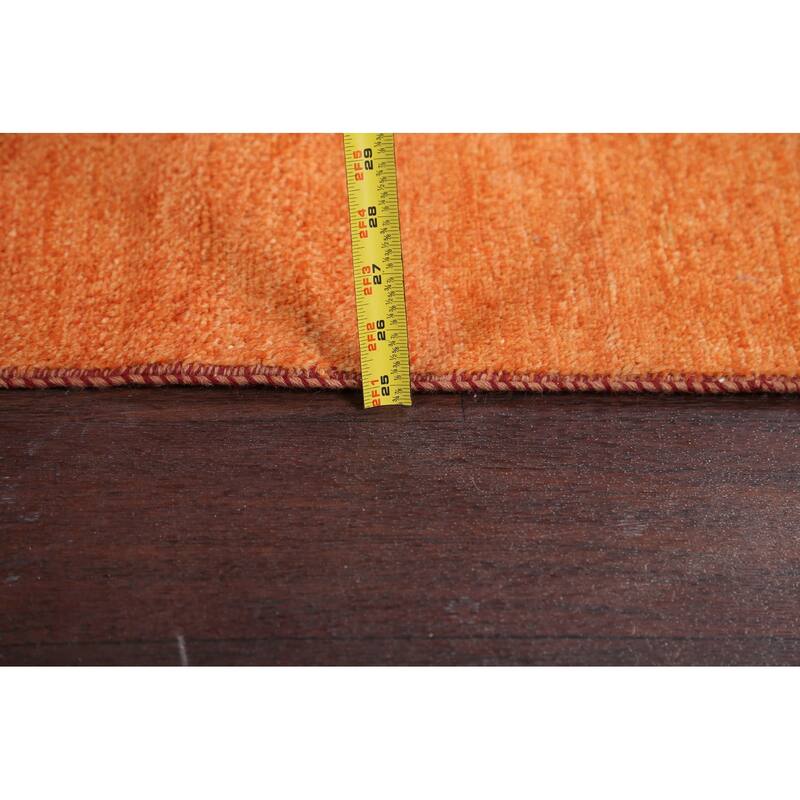 Modern Oriental Gabbeh Kashkoli Long Runner Rug Wool Handmade - 2'6" x 20'8"