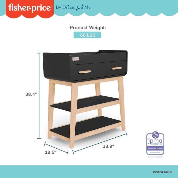 dimension image slide 2 of 3, Fisher-Price Iris/Siesta Changing Table by Dream On Me