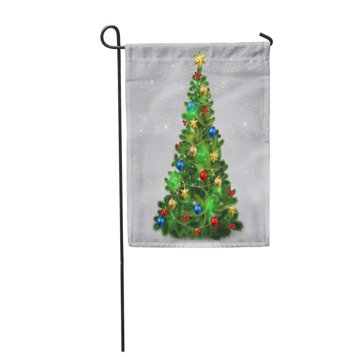 Shop Light Christmas Tree Snow Star Tinsel Tall Ball Clip Garden Flag Decorative Flag House Banner 28x40 Inch On Sale Overstock 31396458
