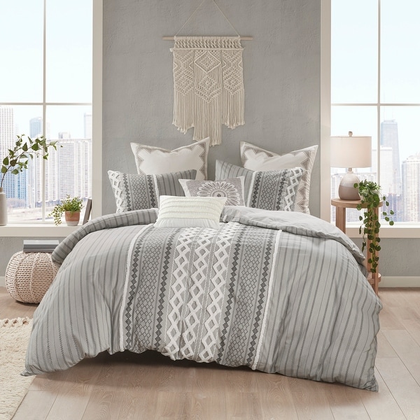 The Curated Nomad Clementina Cotton Printed Chenille Comforter Set. Opens flyout.