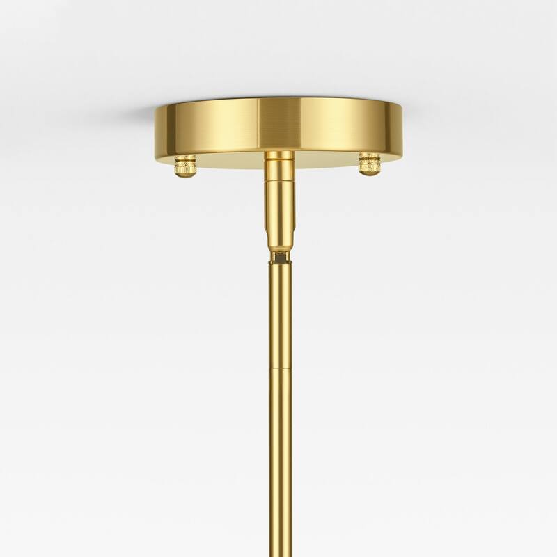 CO-Z 18 in 4-Light Dimmable Semi Flush Mount Fabric Ceiling Light Pendant - 18"