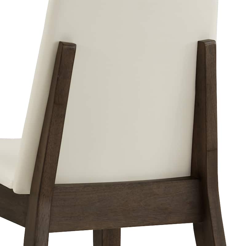 Harstad 47" Wood Finish Fixed Top Round Dining Set by iNSPIRE Q Modern