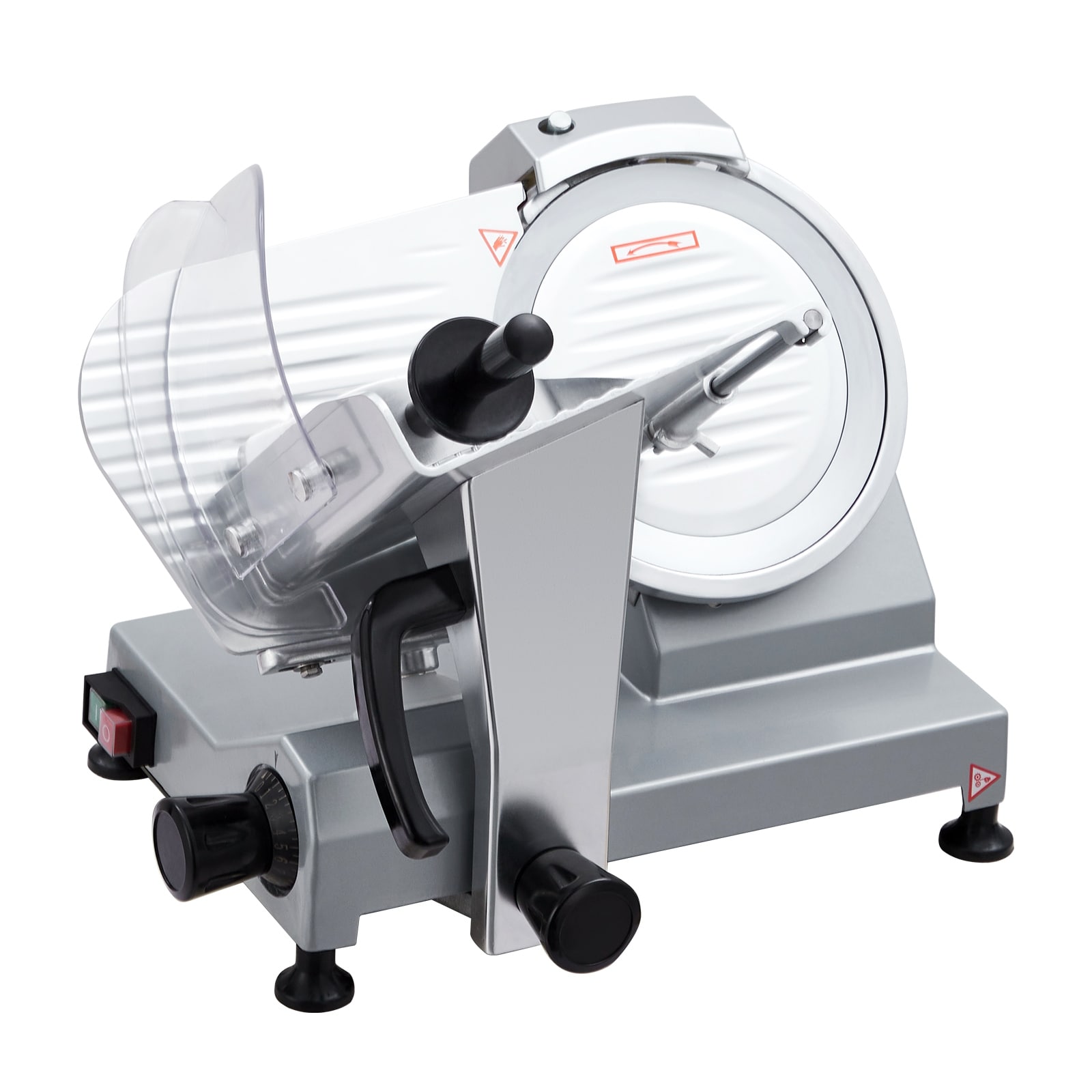 Commercial Semi-Automatic Meat Slicer with Detachable Blades
