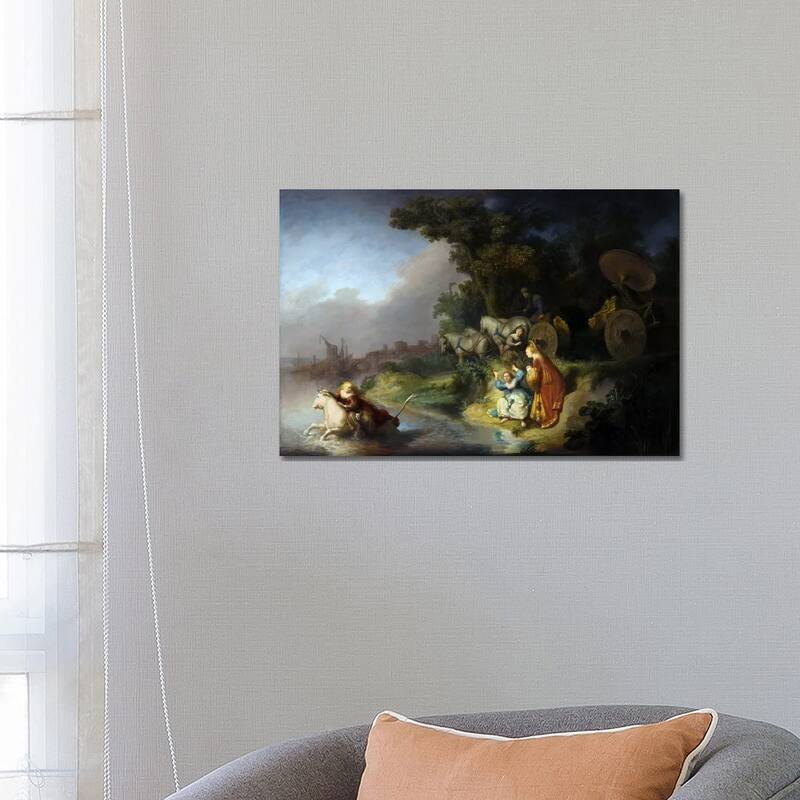 iCanvas "Abduction of Europa" by Rembrandt van Rijn Canvas Print - 18x26x1.5