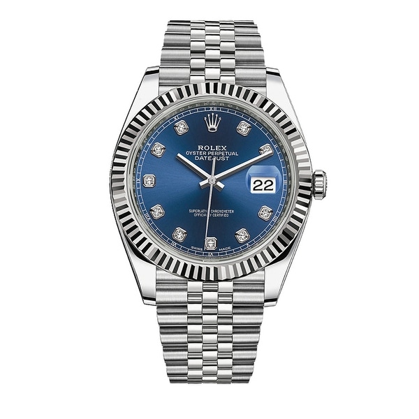 rolex datejust 41 second hand