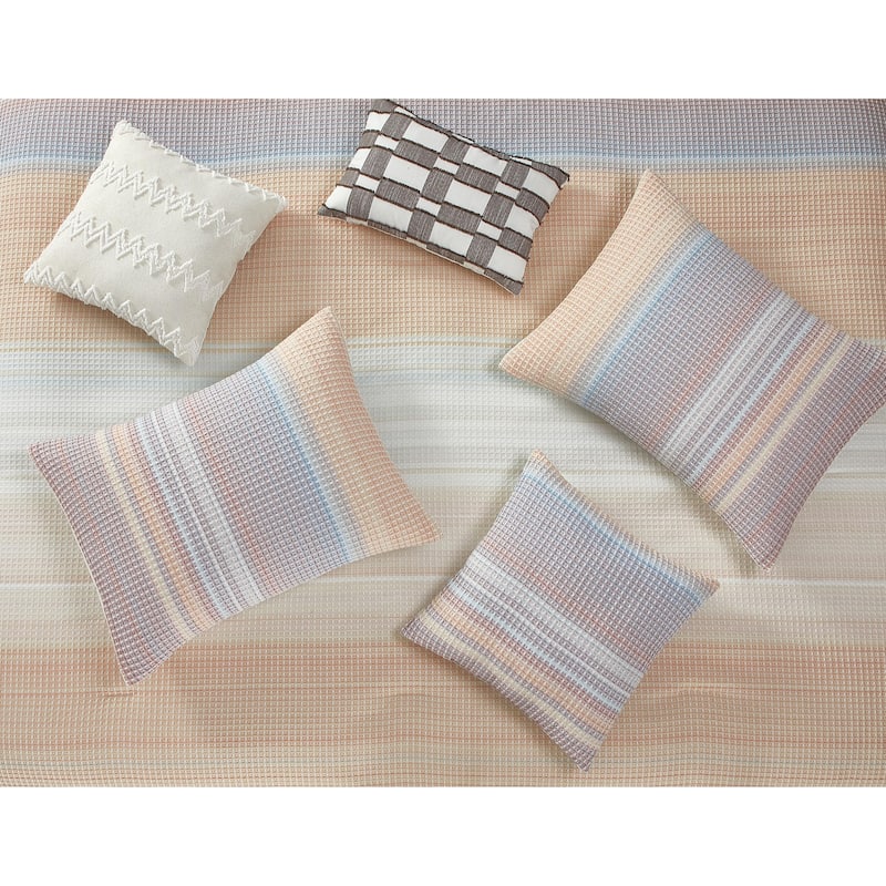 Nanshing Amanda 7 Piece Ombre Stripes Comforter Set