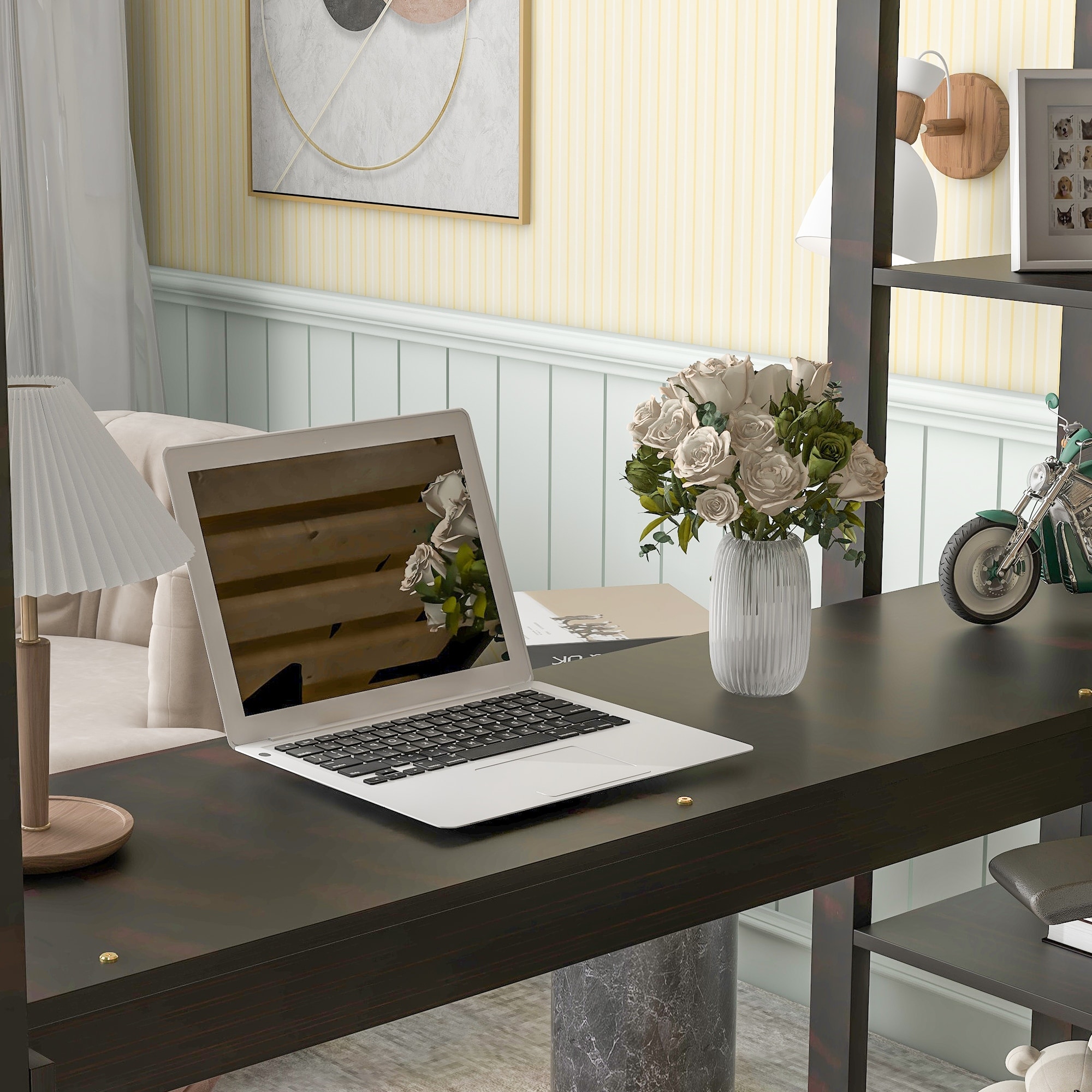 Yuriko overbed on sale writing desk