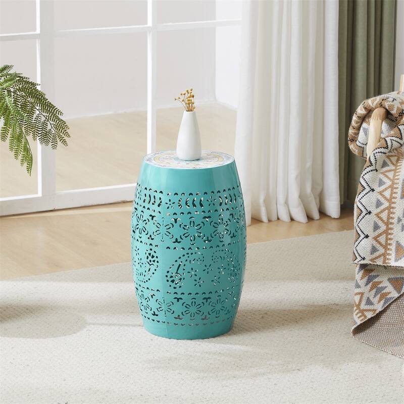 12" Metal Side Table