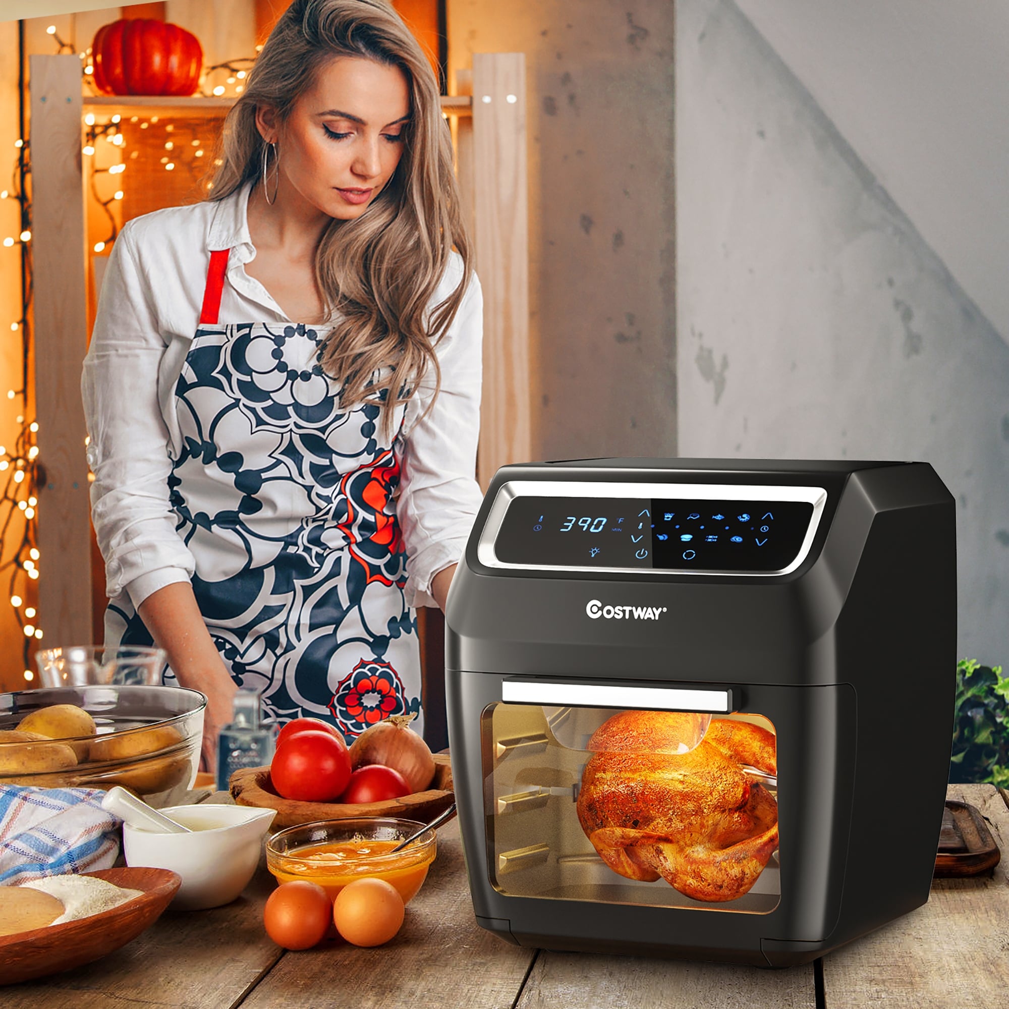 NutriCook Air Fryer Oven 1800W 12L - Kitchen Appliances - Electronics