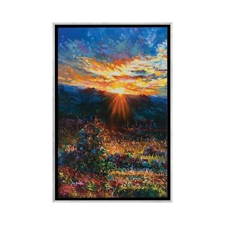 iCanvas "Countryside Landscape" by Leon Devenice Framed - Bed Bath ...