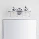 preview thumbnail 41 of 113, Shirley Metal/Glass LED Vanity Light, by JONATHAN Y