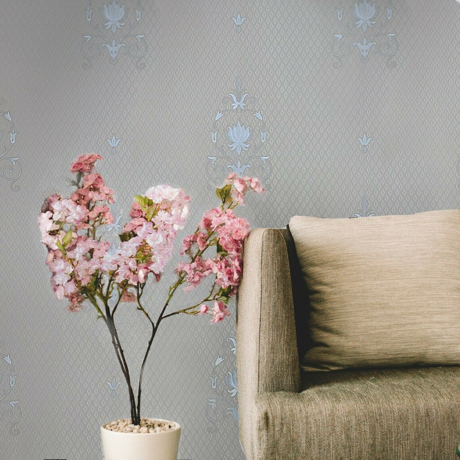 Shop Bronze Gold Silver Diamonds Victorian Damask Wallpaper Overstock 32351079 Vinyl hot stamped wallpaper this beautiful victorian damask wallpaper will add a stylish finishing touch to any room. overstock com