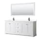 Option White, Black Trim, White Quartz Top