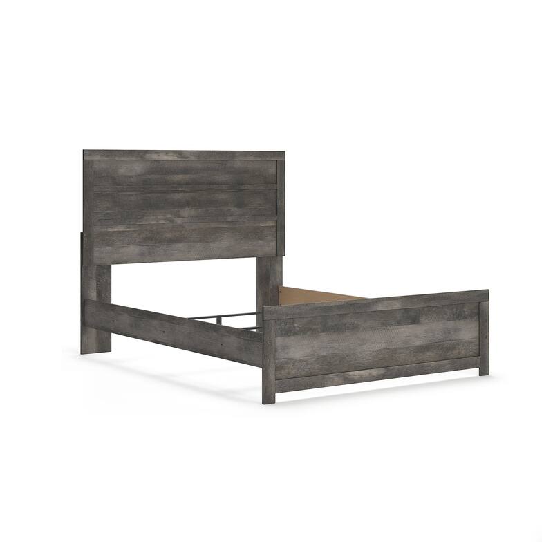 Wynnlow Grey Panel Bed.