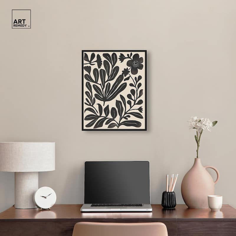 Ebony Eden Essence II Canvas by Art Remedy