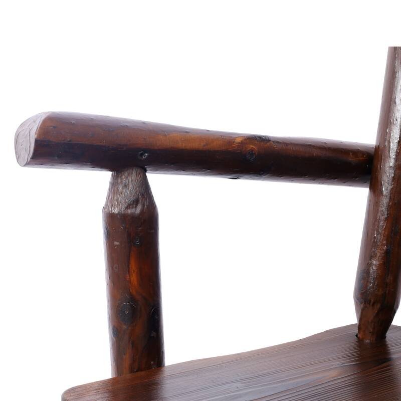 Rustic Bar Stool - Fir Wood Construction