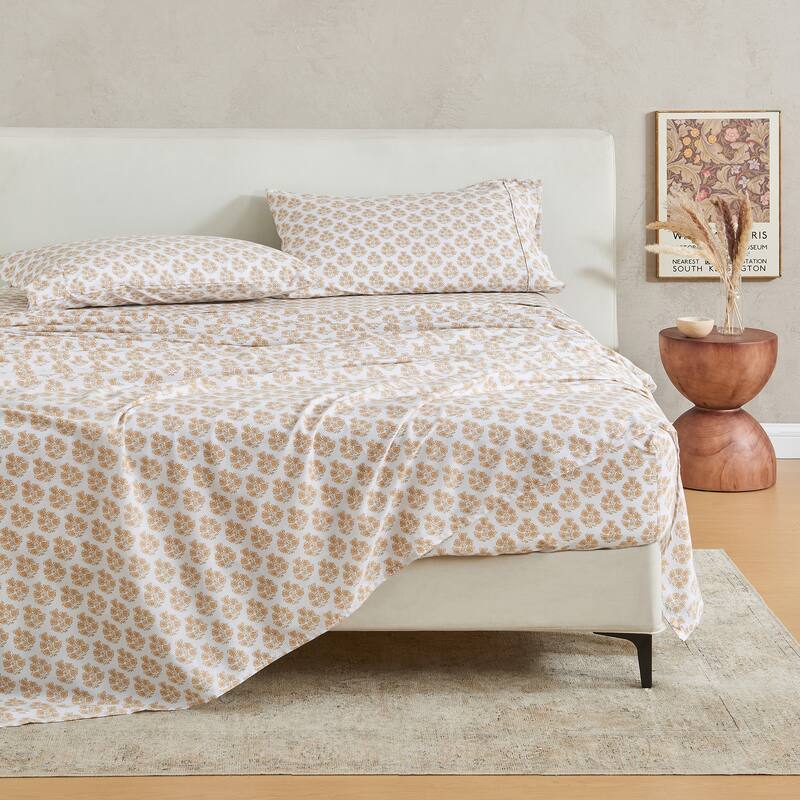 Patina Vie Maison Cotton & Rayon from Bamboo Blend Printed Sheet Set