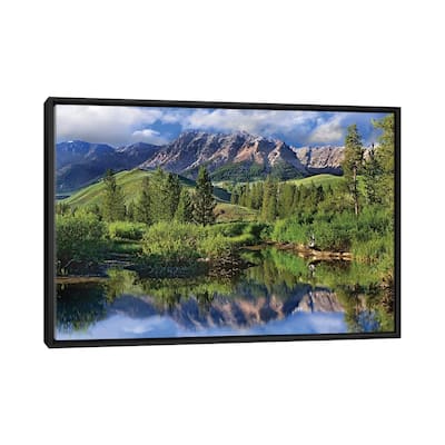 iCanvas "Easely Peak, Sawtooth National Recreation Area, Idaho" by Tim Fitzharris Framed Canvas Print