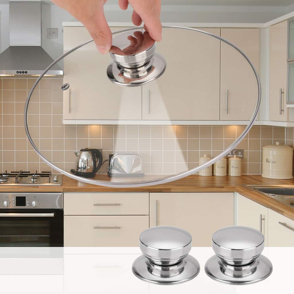 Stainless Steel Pan Lid Knob Universal Kitchenware Cover Replacement