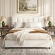 preview thumbnail 19 of 123, Javlergo Bed Frame with Storage Drawers Upholstered Platform Bed Frame with Adjustable Headboard