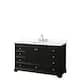 Option Dark Espresso, Chrome Trim, White Quartz Top