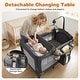 preview thumbnail 8 of 10, Costway 4-in-1 Adjustable Baby Bedside Sleeper with Bassinet Mattress - as pic shows - See Details