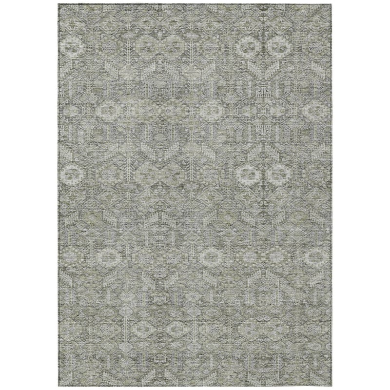 Jara Garden-Inspired Weather Resistant Classic Meets Modern Outdoor Rug
