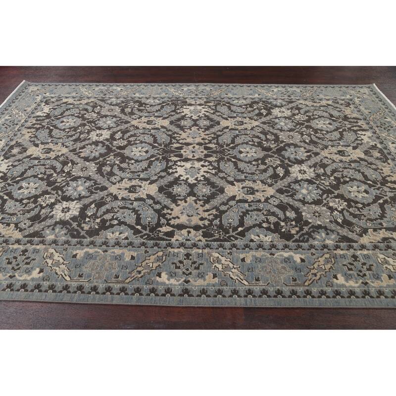 Traditional Geometric Ziegler Turkish Home Decor Area Rug Wool Carpet - 6'7" x 9'10"