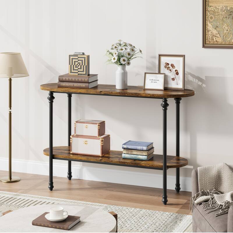 Farmhouse Entryway Table for Living Room, Hallway